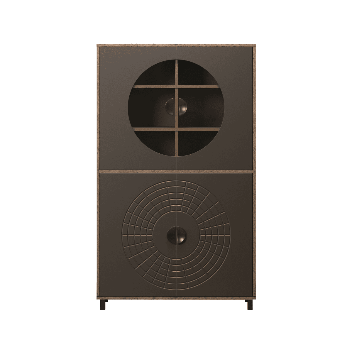 Calicosy - FusionWO Hoog dressoir - H163 cm - Licht hout
