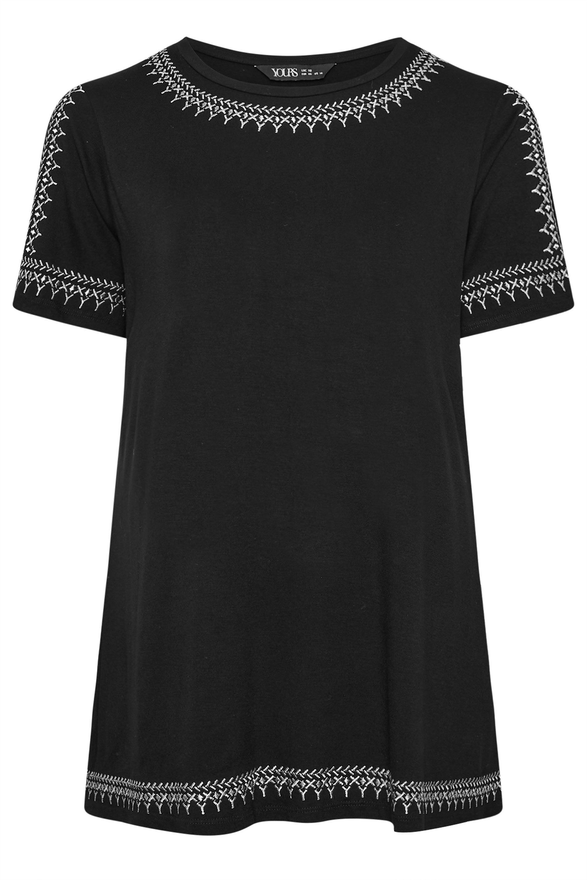 Yours Embroidered Short Sleeve T-Shirt