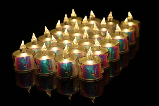 NNETM Radiant Glow: Set of 24 LED Electronic Candles