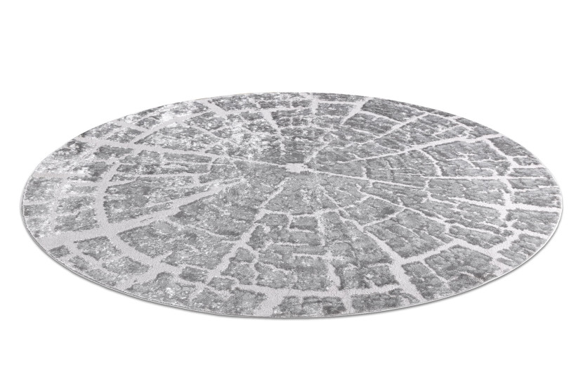 Dywan MEFE nowoczesnyKoło 6185 Pień drzewo drewno - koło 100 cm