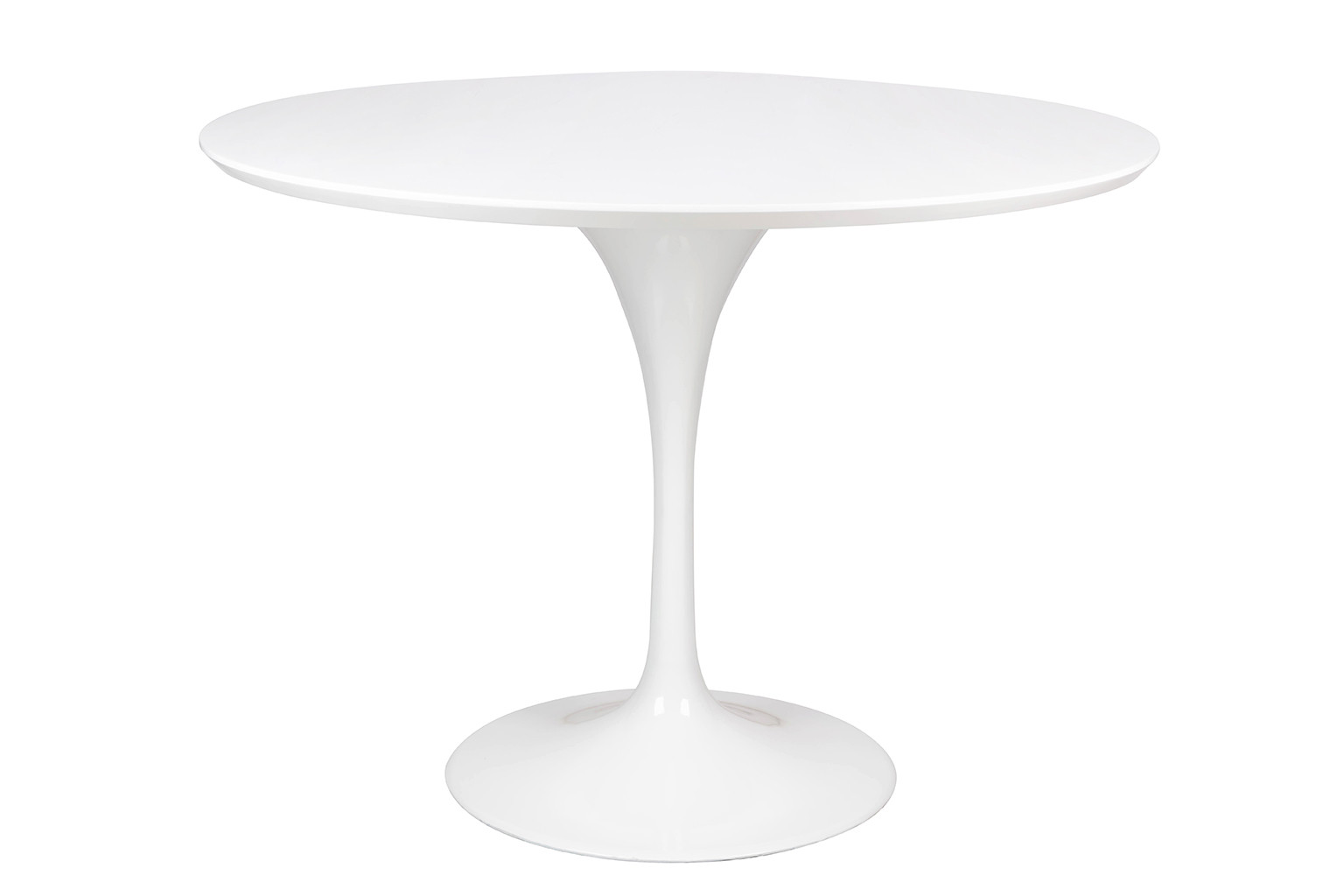 Stół TULIP PREMIUM 100 biały- MDF, metal