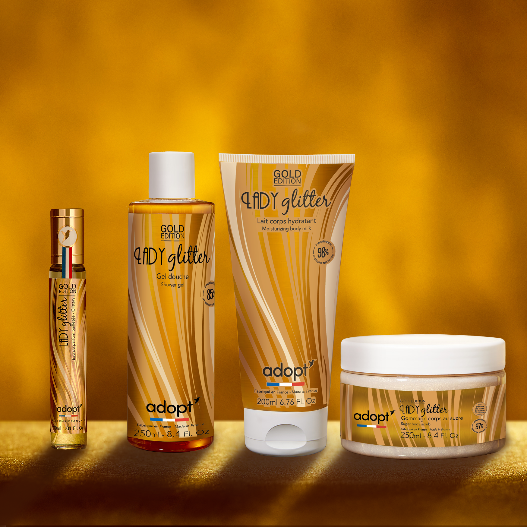 Lady Glitter- Gold EditionGommage 250 ml