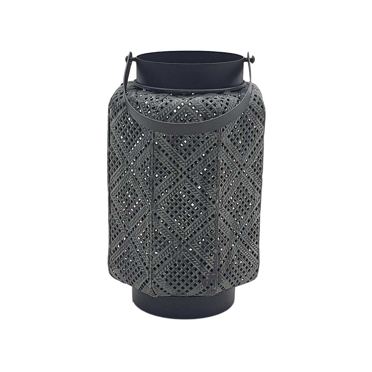 Lanterna com pega em metal 22,5cm