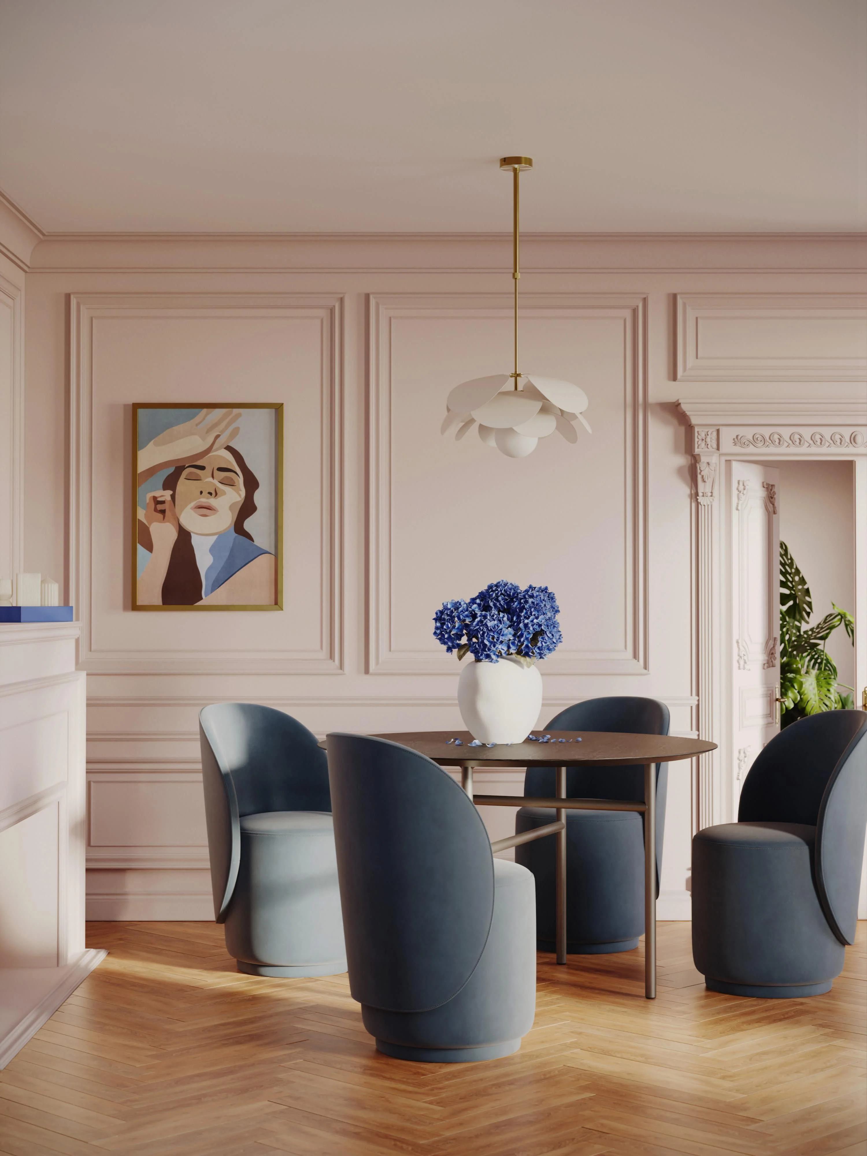 Design-Pendelleuchte Peony