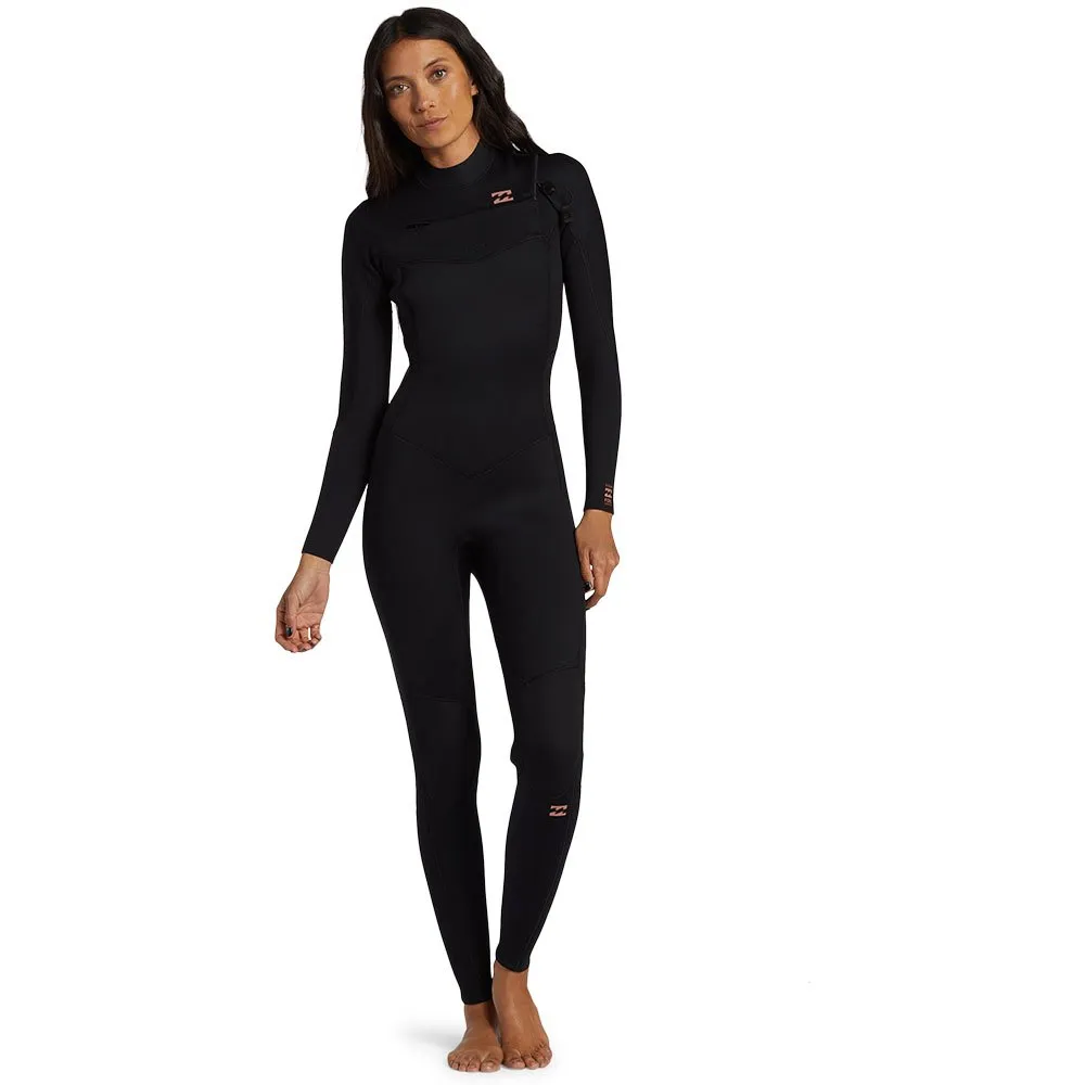 Billabong Foil Gbs 4/3 mm Woman Long Sleeve Chest Zip Neoprene Suit refurbished