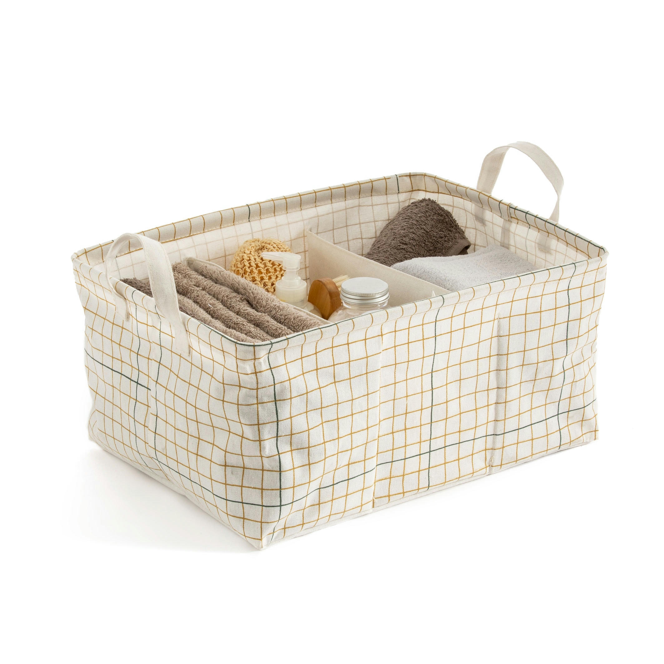 Panier multi rangements à carreaux, Acao