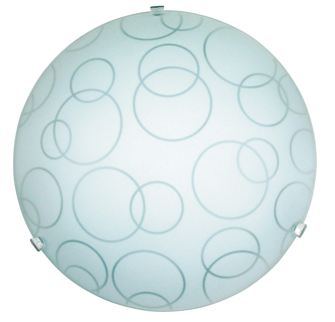 Plafonbiało-przezroczysty okrągły 25cm Ada 1xE27x60W IP20 Rabalux