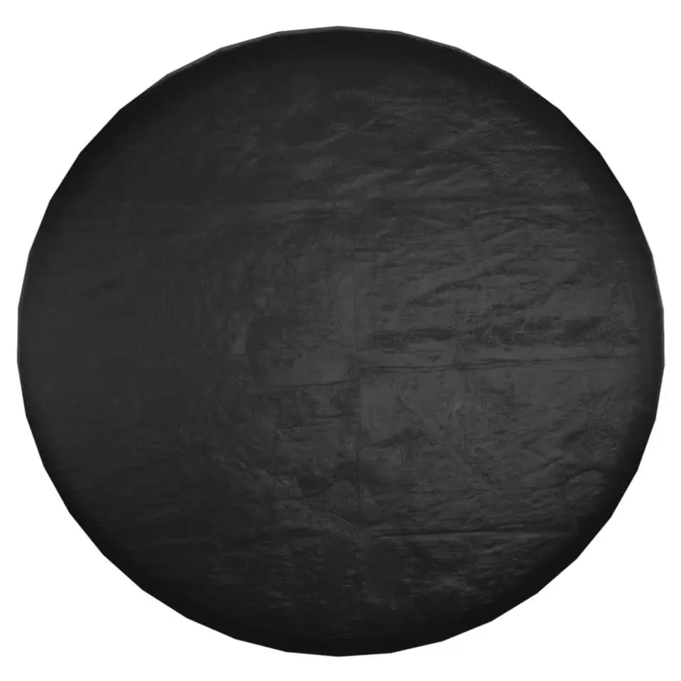 vidaXL - Eilandloungehoes - Zwart - Polyetheen