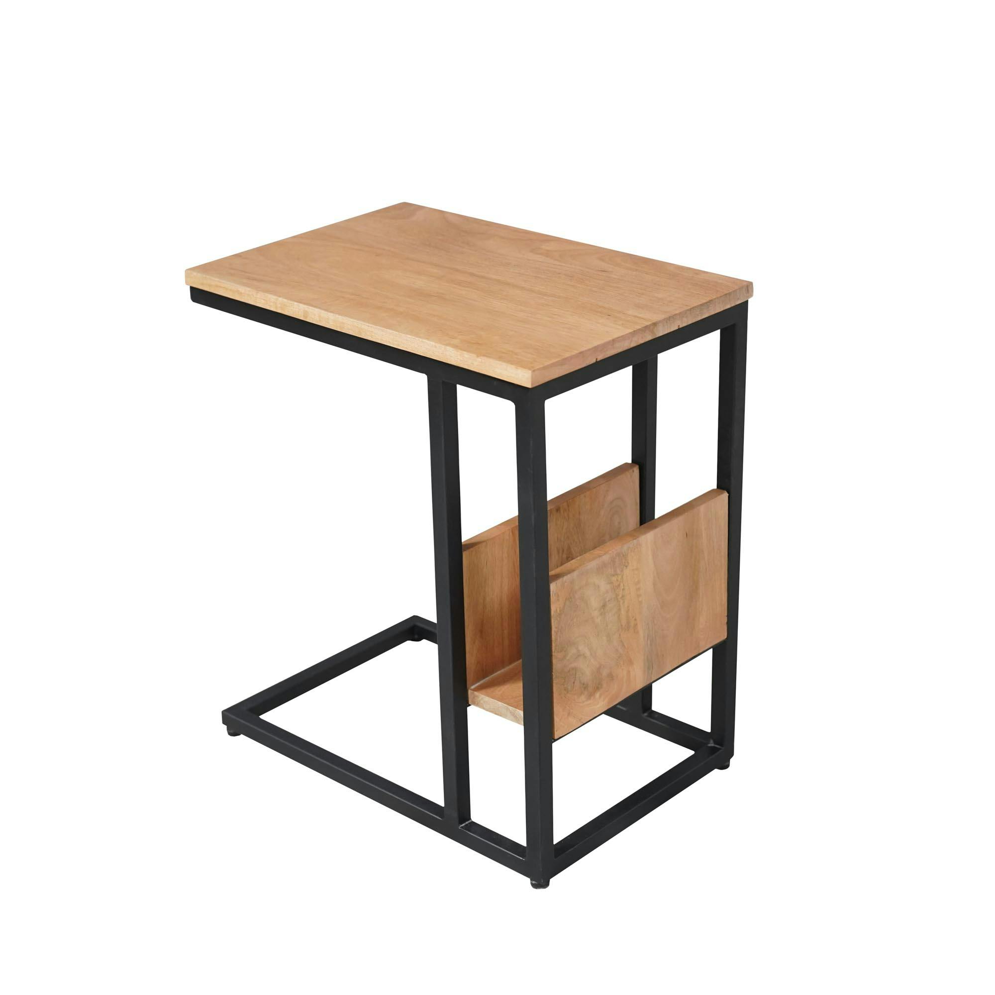 Table d'appoint bois pour ordinateur H. 53 cm ALMA