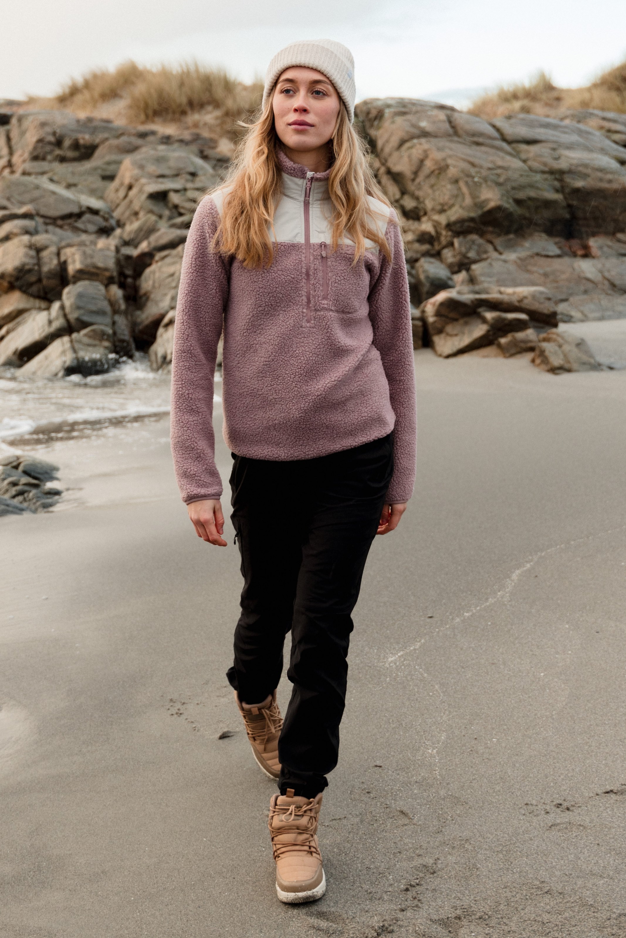 Åkrafjell Half Zip sherpagenser