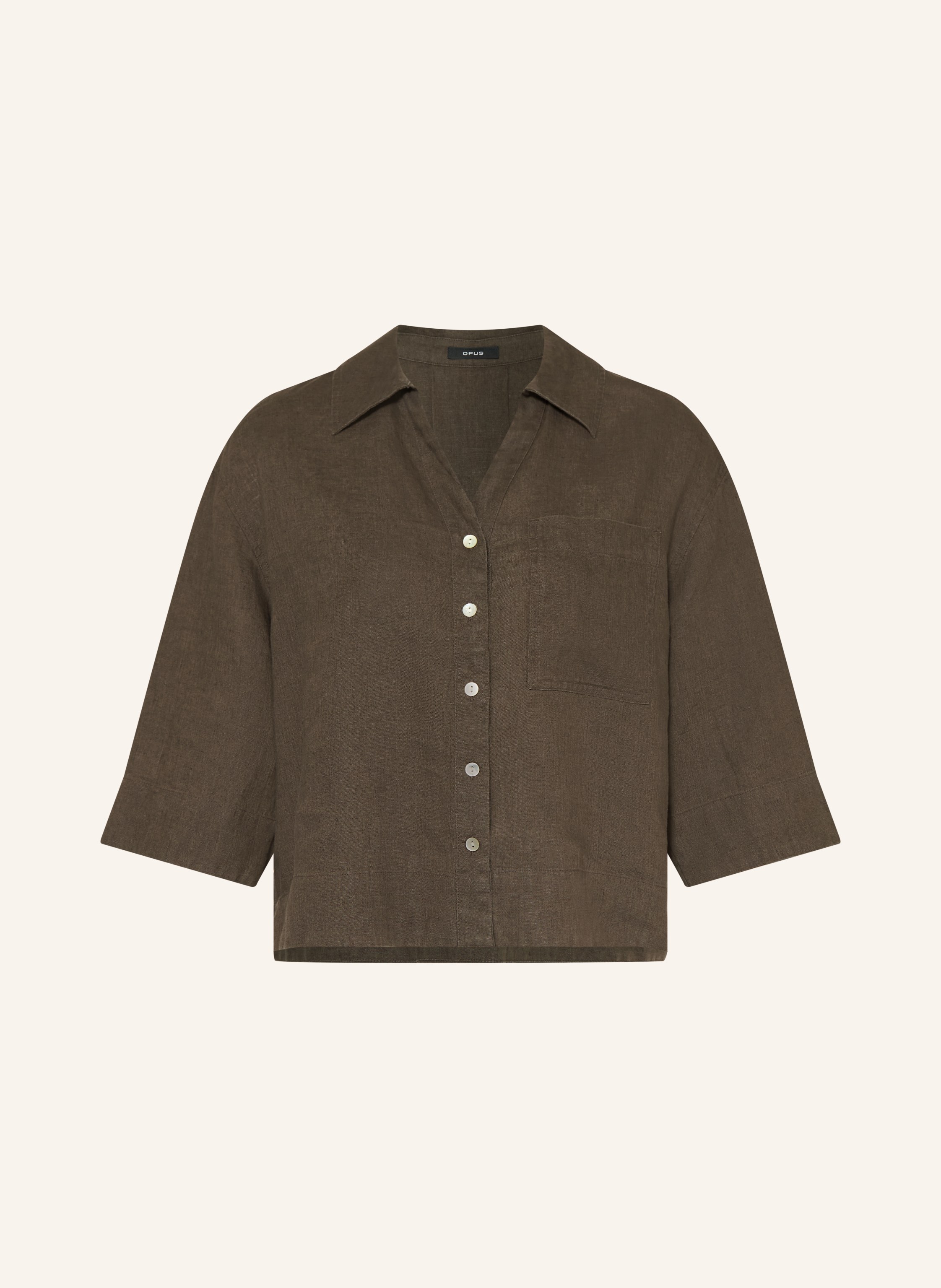 OPUS Blusenshirt FLIPPA aus Leinen
