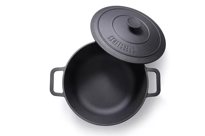 Garnek żeliwny z pokrywą 28 cm Skottsberg - Iron Cast 1SK.CI.G28