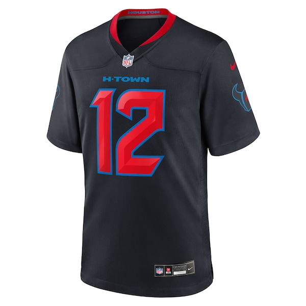 Nico Collins Houston Texans Nike 2nd Alternate Game Jersey -  Navy