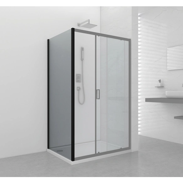 Duschtrennwand »Elite Black«, B x H: 78 x 195 cm