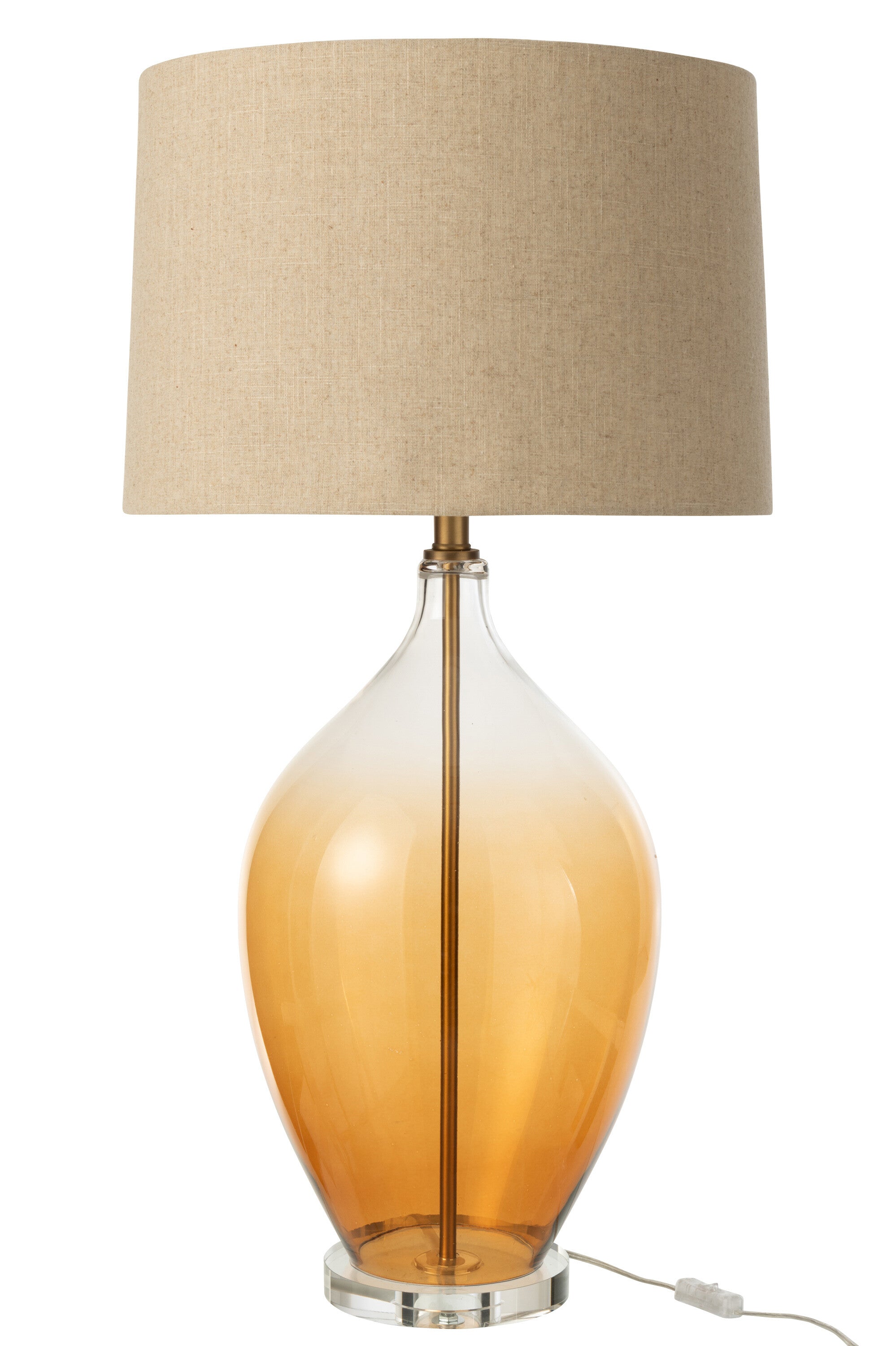 J-Line lamp - glas - amber