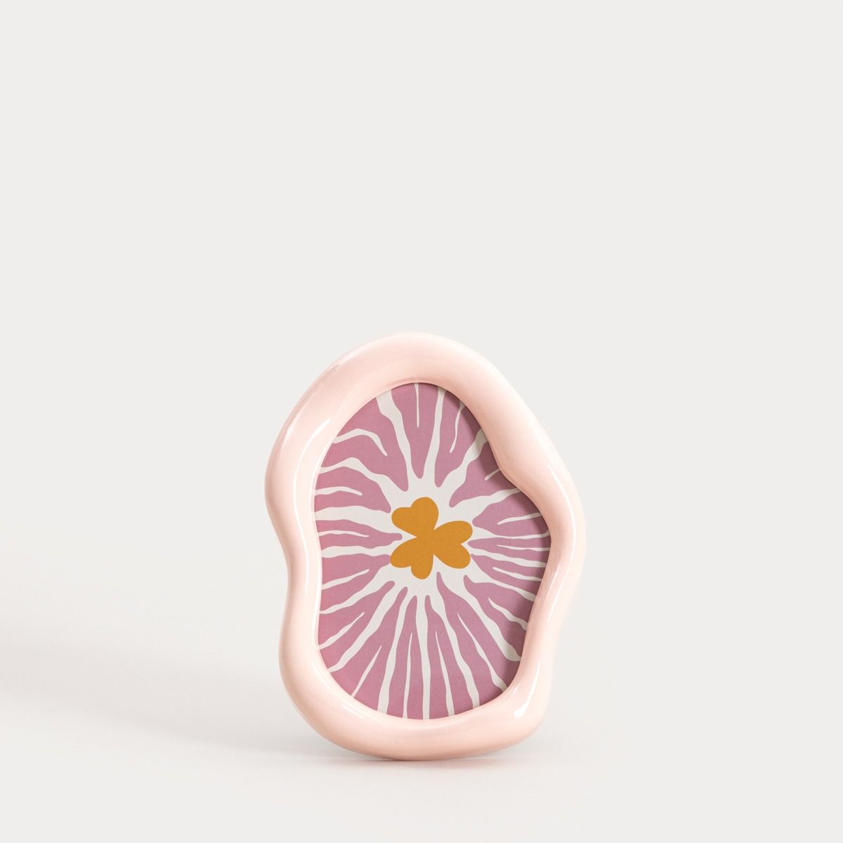 Ramka na zdjęcie NAOMI nieregularna różowa 13x18 cm