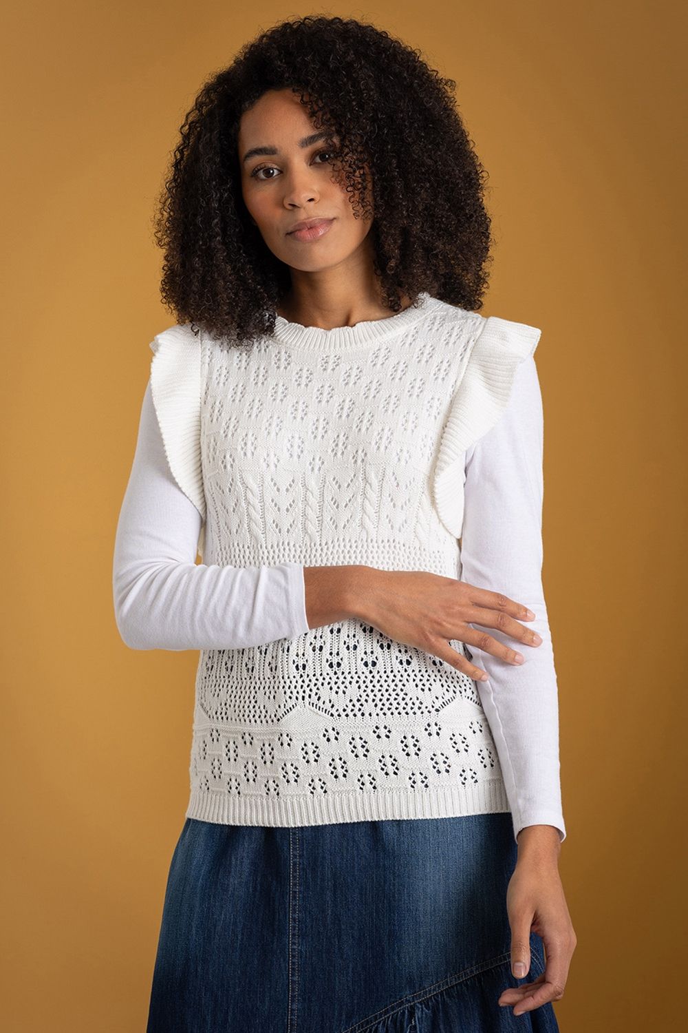 Klass. Knitted Cotton Tank Top