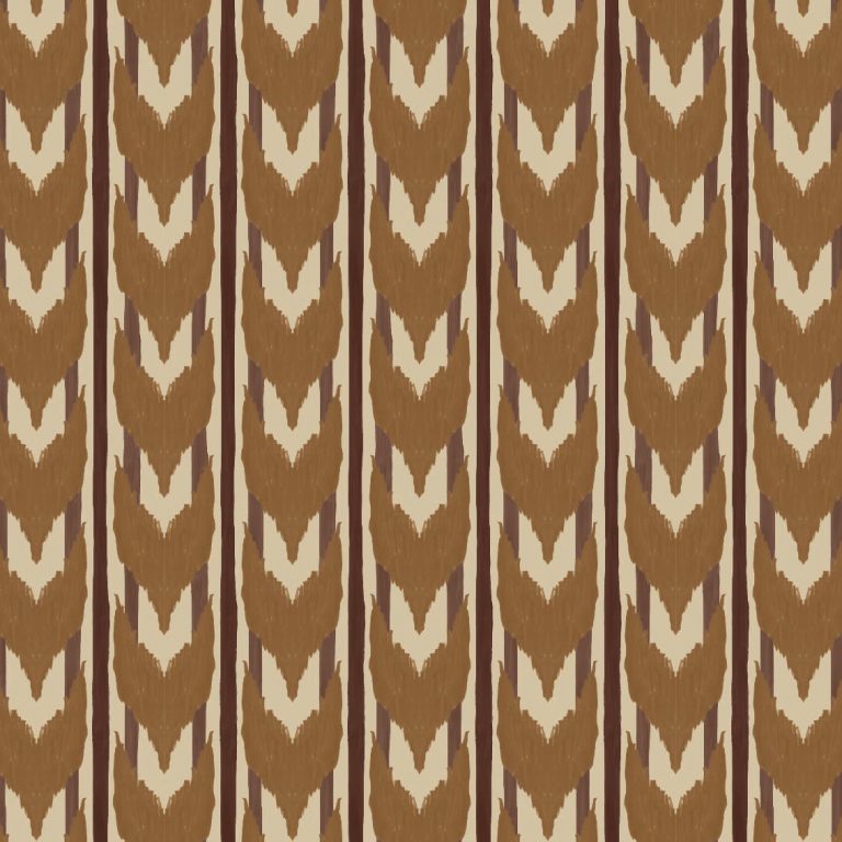 Behang Maison Artisan Ikat zand