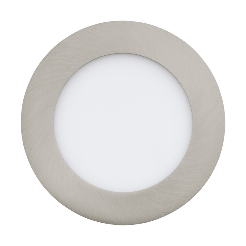 Spot à encastrer LED Fueva 1 nickel mat Ø 12 cm 600 lm 5,5 W EGLO
