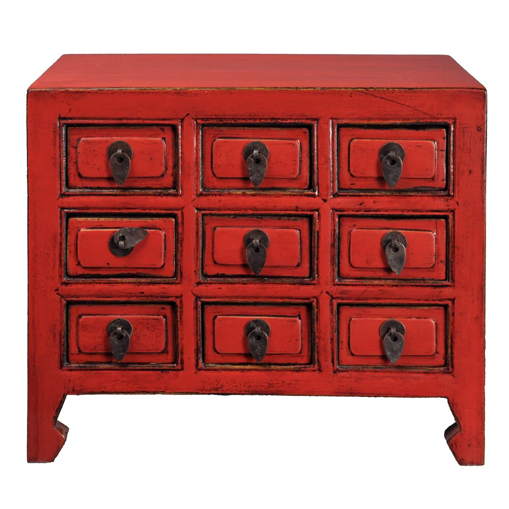 Dynasty 9 Drawer Jewelry Cabinet