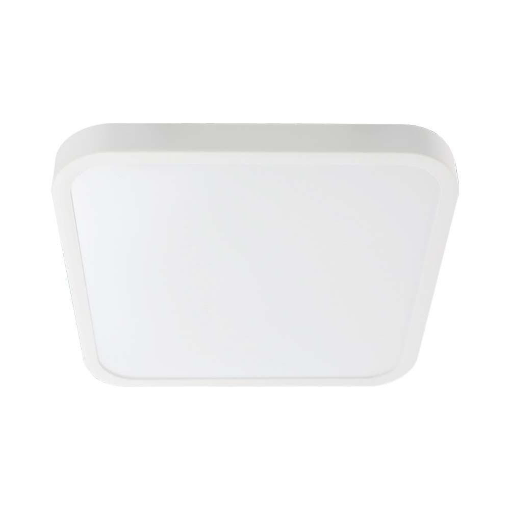 Plafon VT-8624kwadratowy biały LED 1x24W 29,5cm 2500lm IP44 V-TAC