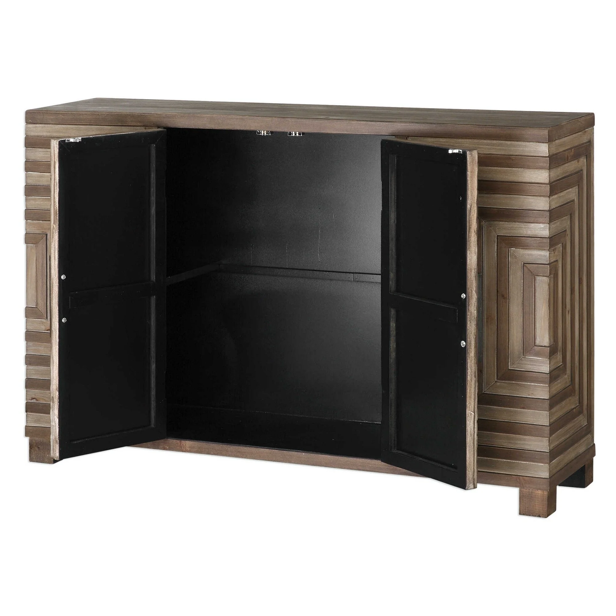 32 layton geometric console cabinet