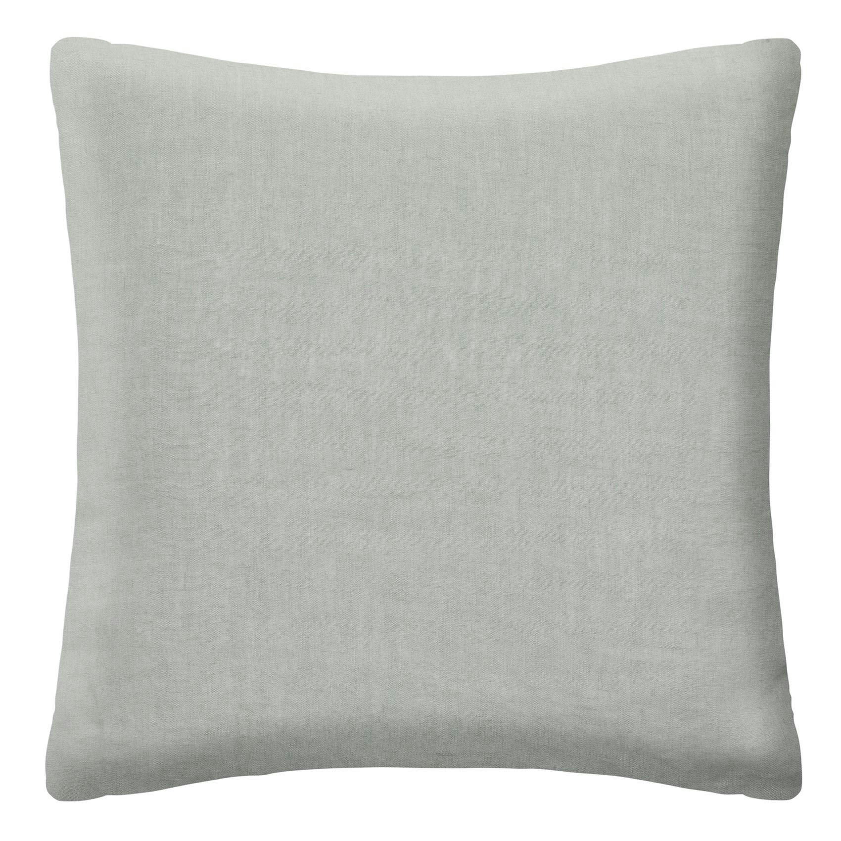 - Taie d'oreiller en 100% lin céladon 65x65 cm