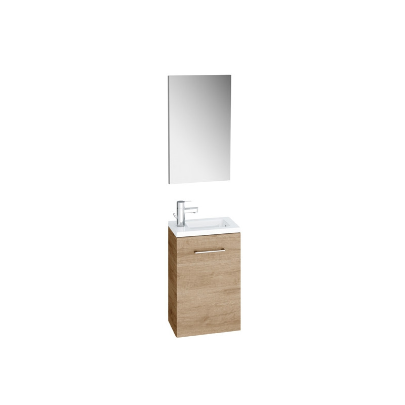 Meuble lave-mains Renji avec 1 porte chêne arlington 40 cm ALLIBERT