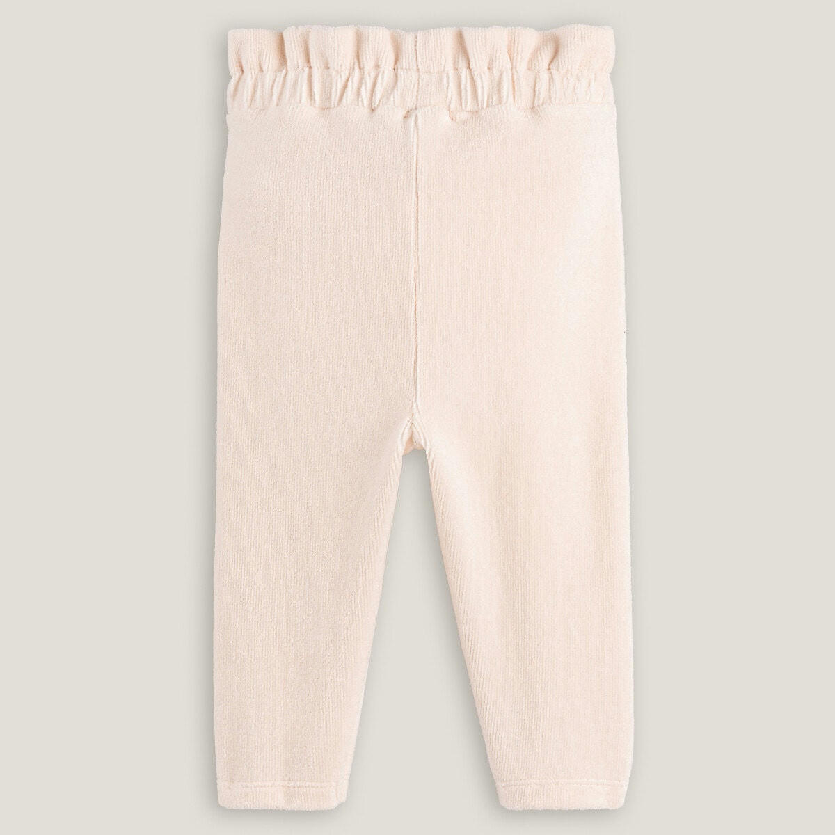 Legging en velours côtelé paperbag  <br