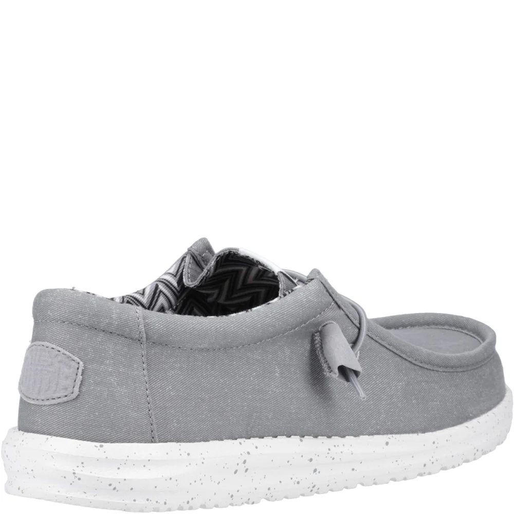 HEYDUDE Wally Stretch Canvas Slip on Shoe