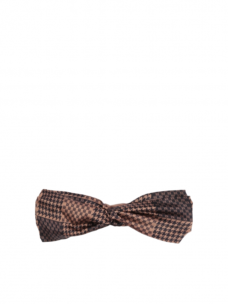 Grey headband with KAZAR monograms