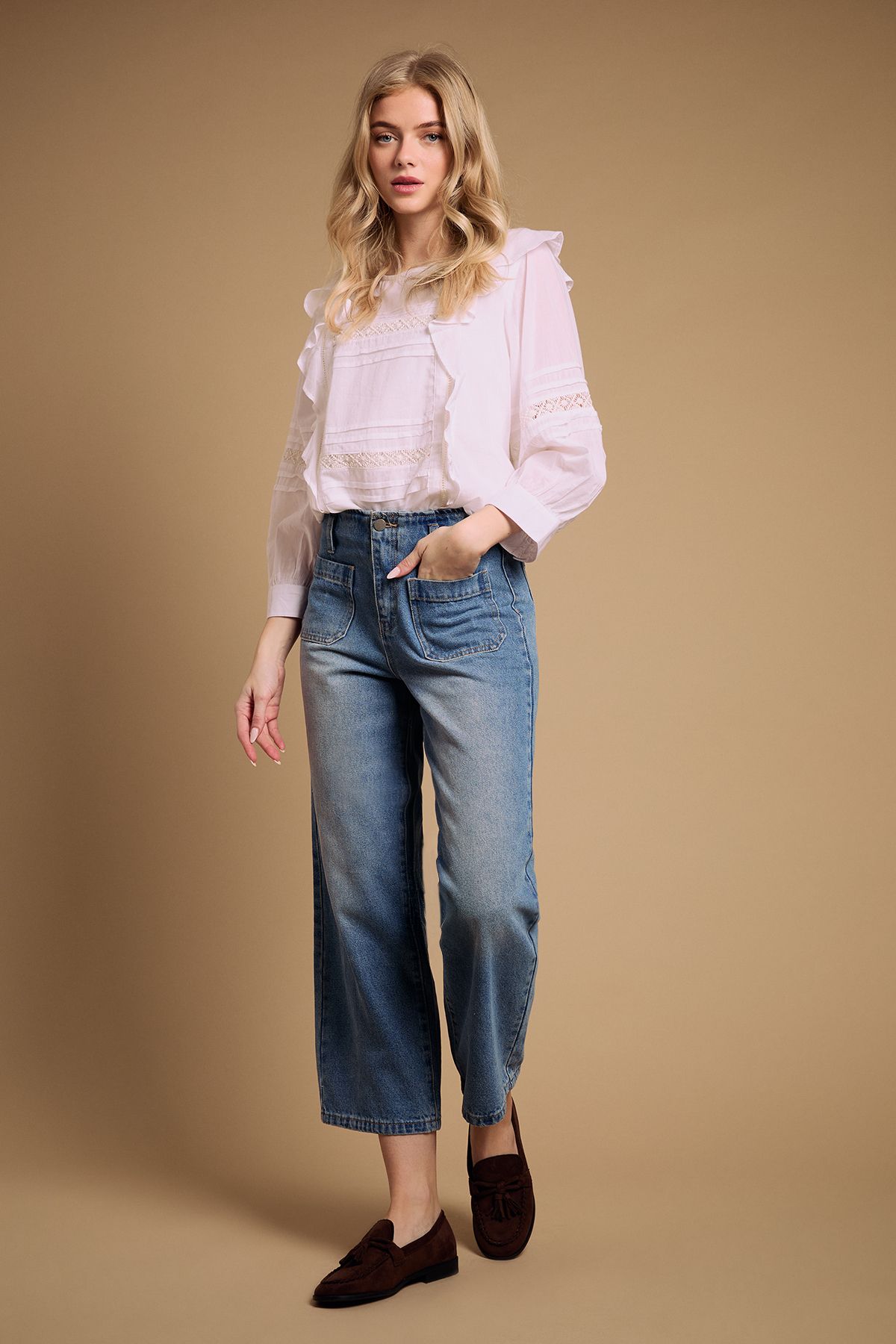 Oasis Toni Faux Suede Tassel Loafers
