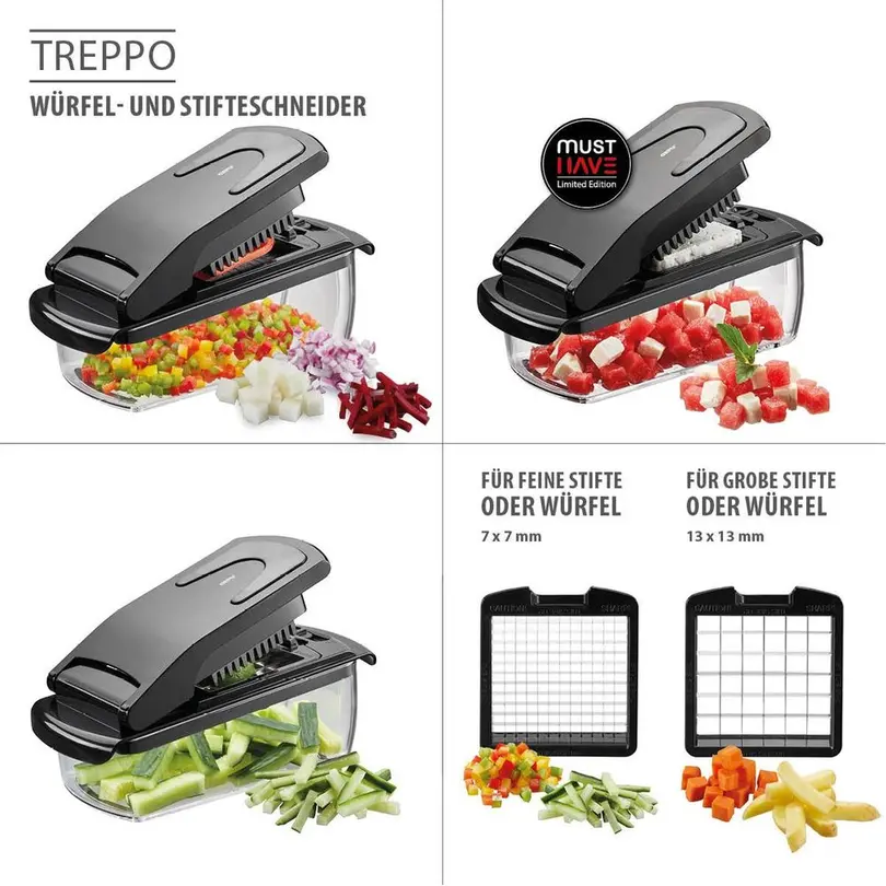 Gemüseschneider 4-teilig Treppo