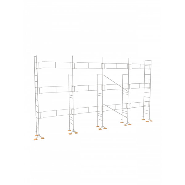 Lot échafaudage de maçon M49 Master 91 m²Tubesca Comabi