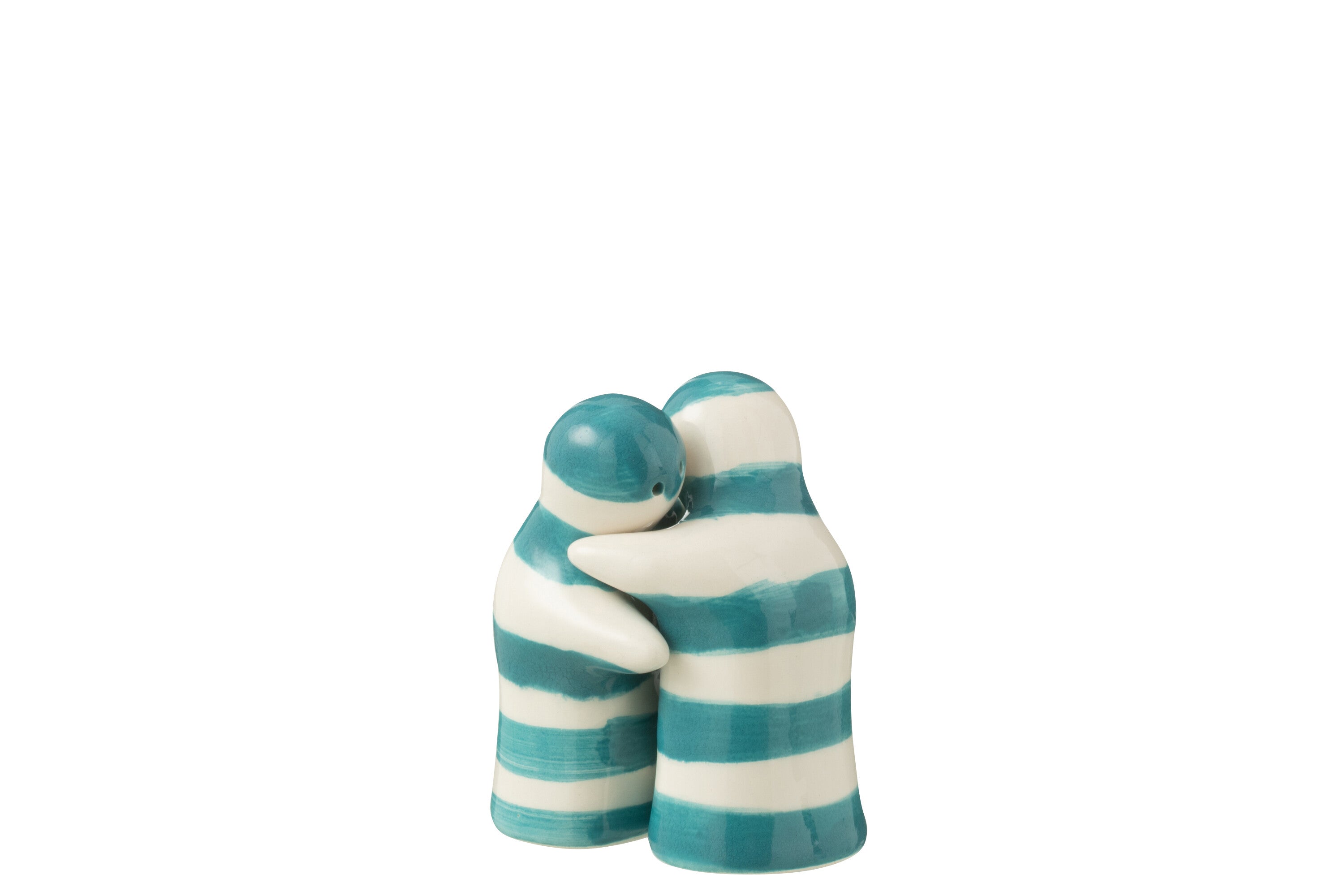 J-Line peper- en zoutmolen set Granada Stripes - keramiek -