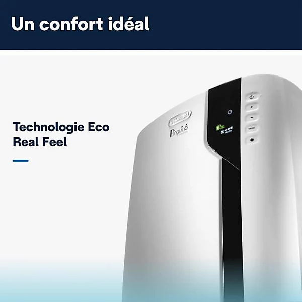 DELONGHI Climatiseur mobile - PAC EX100 SILENT - 2500W - 10000BTU/h - ClassA   - EER3