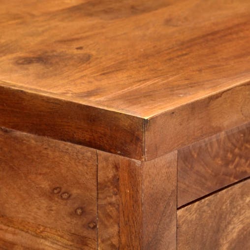 NNEVL Kitchen Trolley 100x48x89 cm Solid Acacia Wood