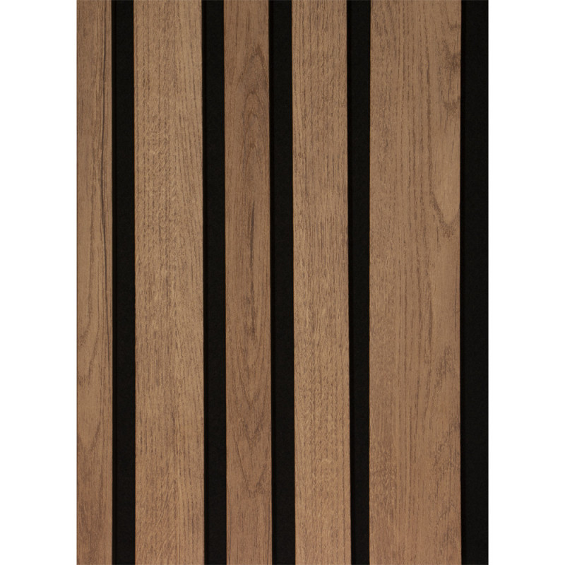 Lambris revêtu Decowall Acoustic Blend chêne bronze 260 x 30 x 3,5 cm 2 pièces CANDO