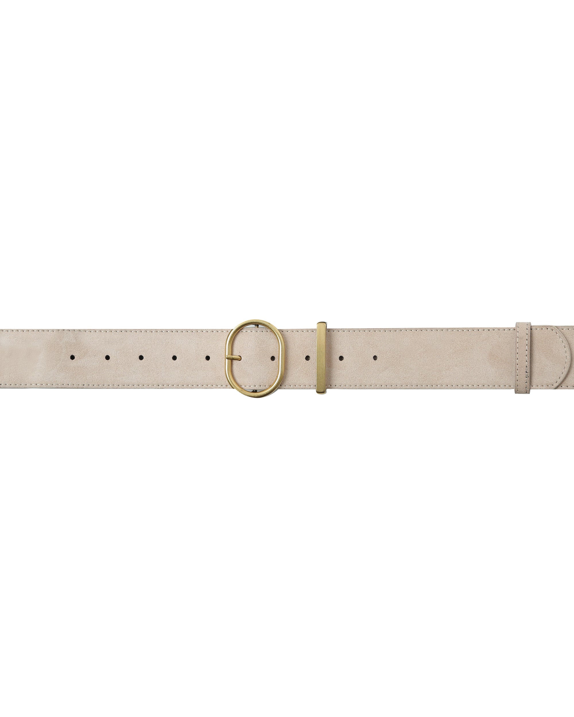 Ceinture en suedine beige Swinton