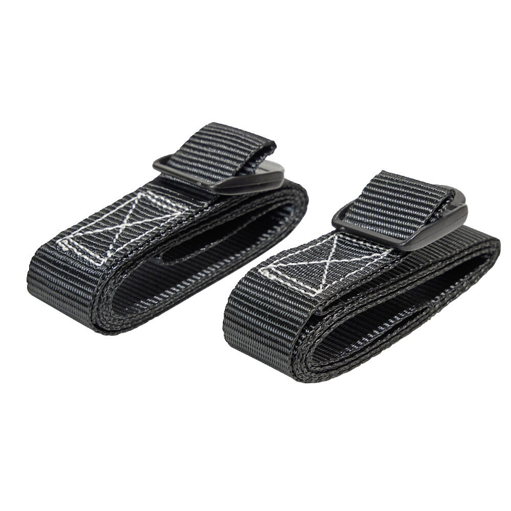 Lot de 2 sangles noires 120cm
