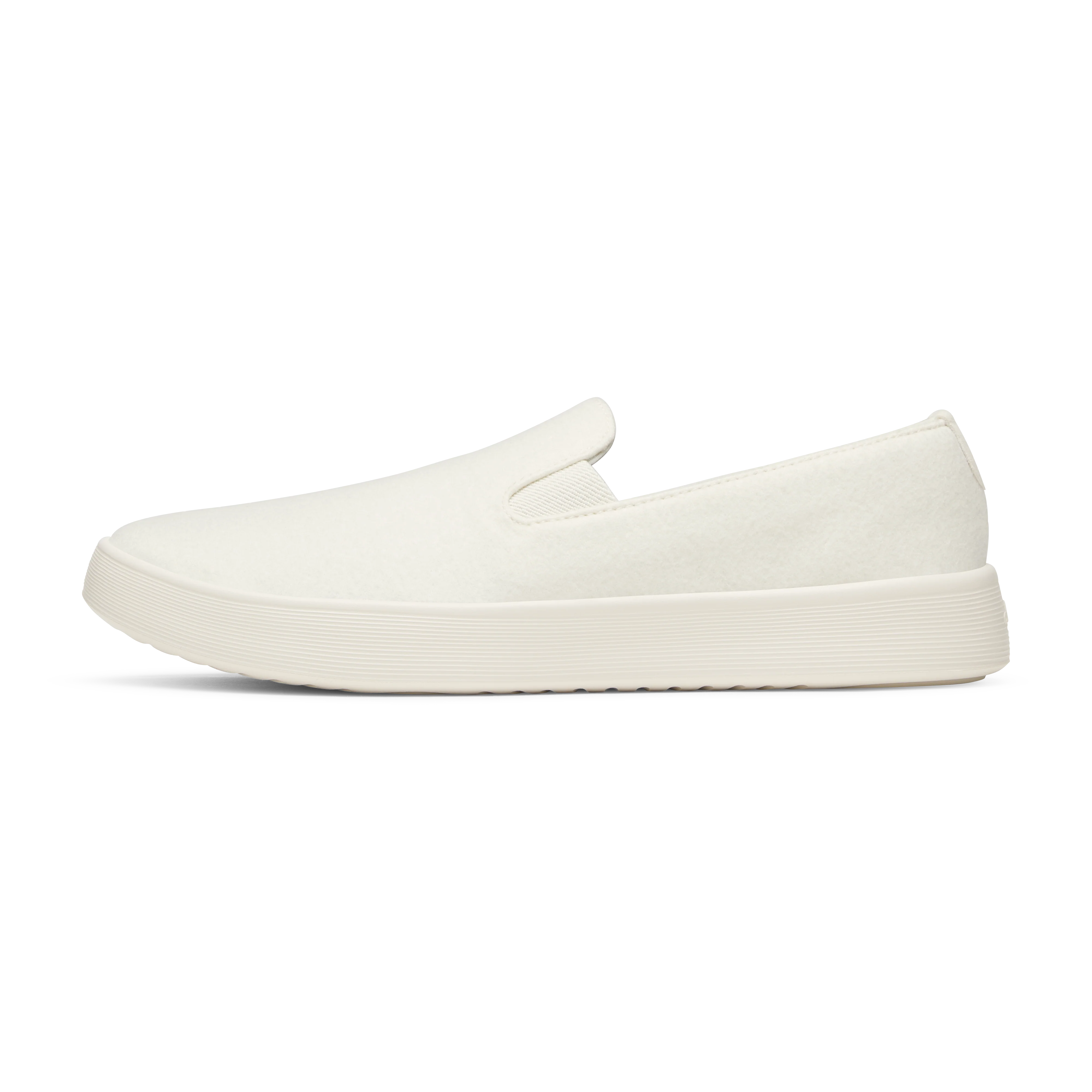 Women's Wool Cruiser Slip On - Natural White (Natural White Sole)