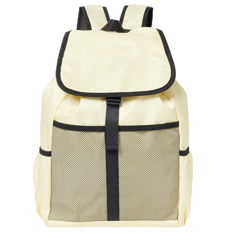 Sac à dos multipoches 28x13xH44cm (2 modèles jaune ou noir)
