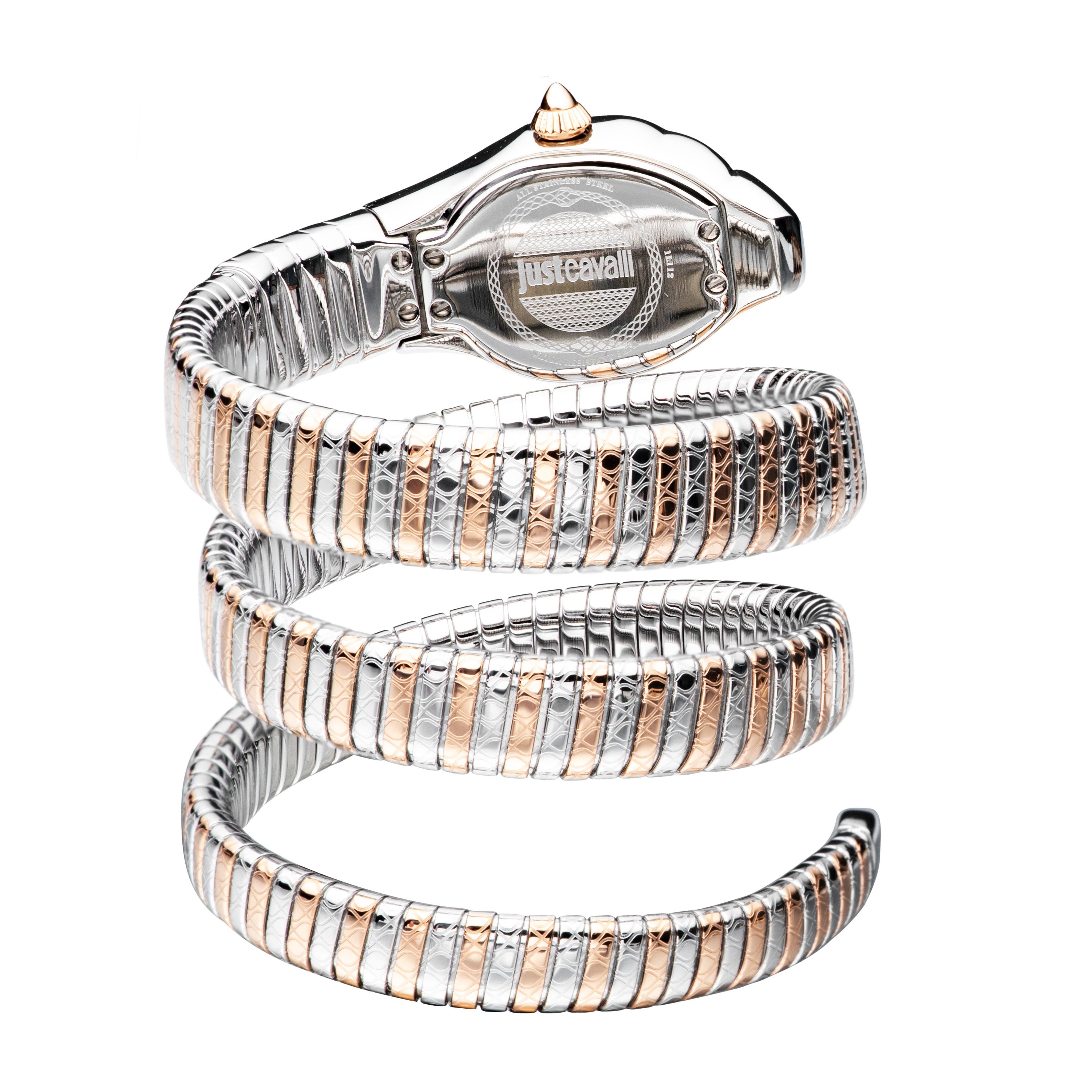 Just Cavalli Just Cavalli Women's Just Glam EVO 1 silver Dial Stainless Steel Bracelet Watch