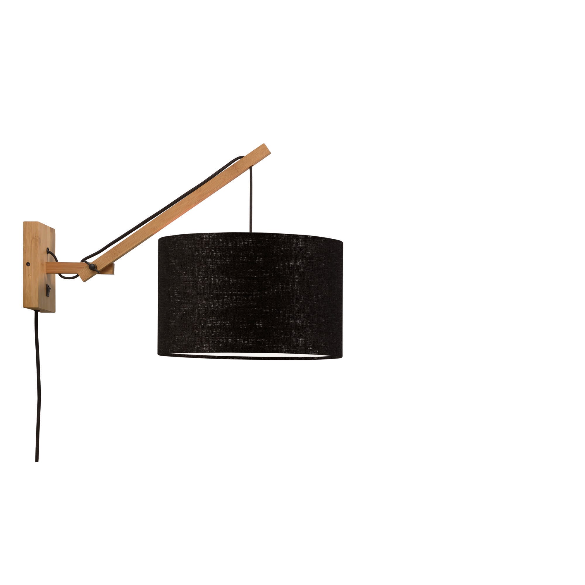 GOOD&MOJO wandlamp Andes - bruin - Ø32cm
