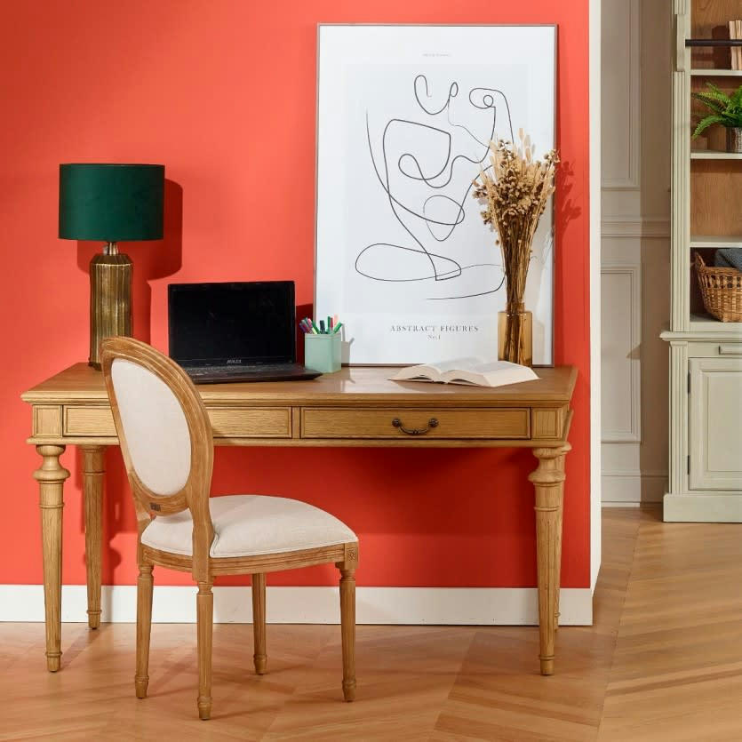 YVAN - Bureau de style en chêne Bois