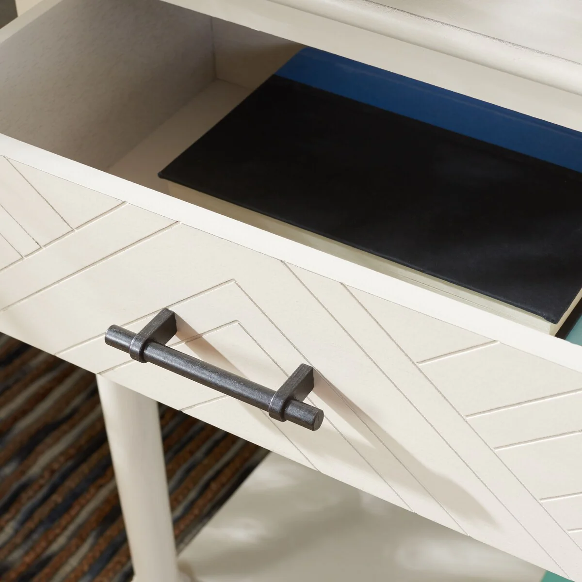 SAFAVIEH Eryka 2-Drawer Console Table - 35.5 W x 13 L x 29.5 H - 36Wx13Dx30H