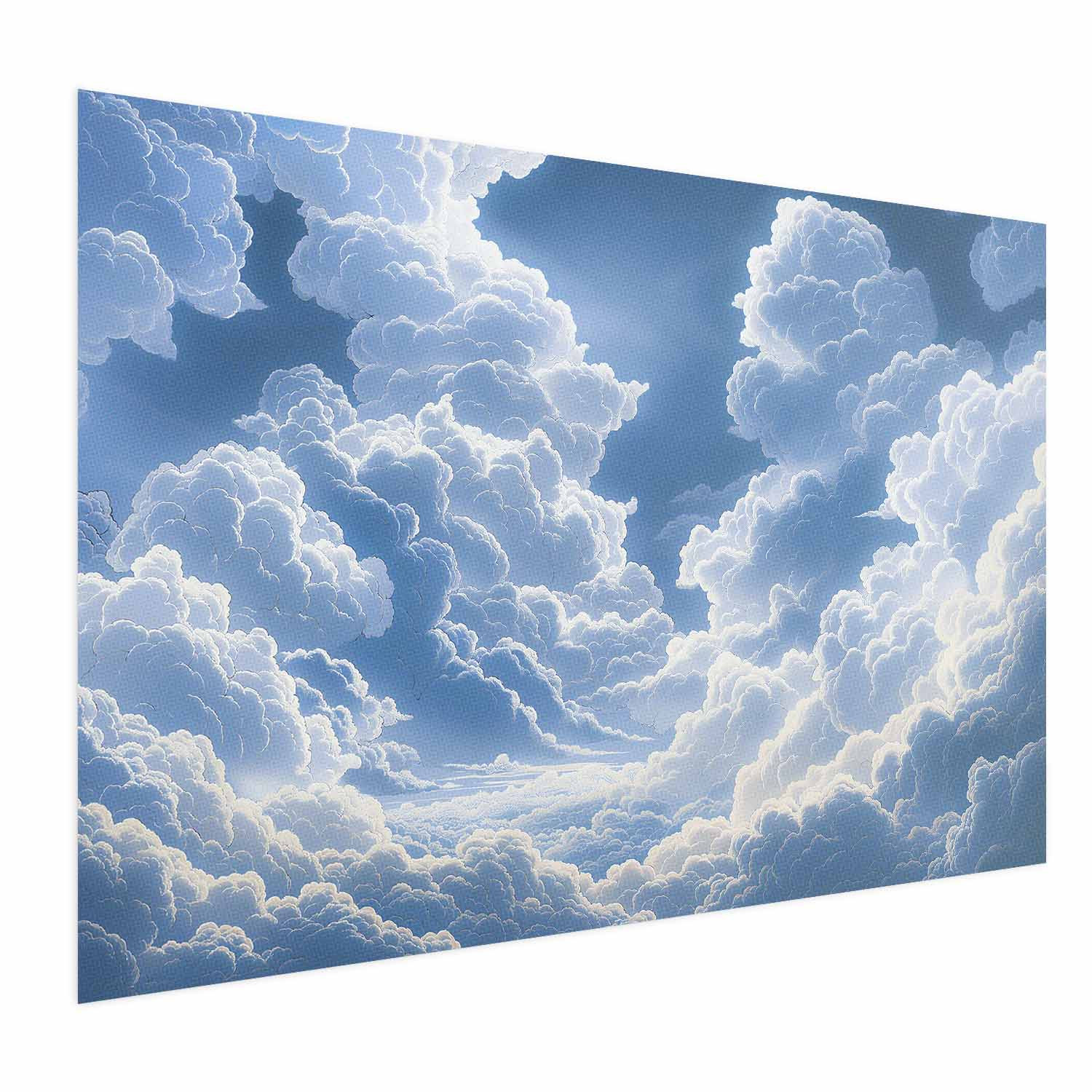 Plakat Niebo i puchate chmury 30x21 cm