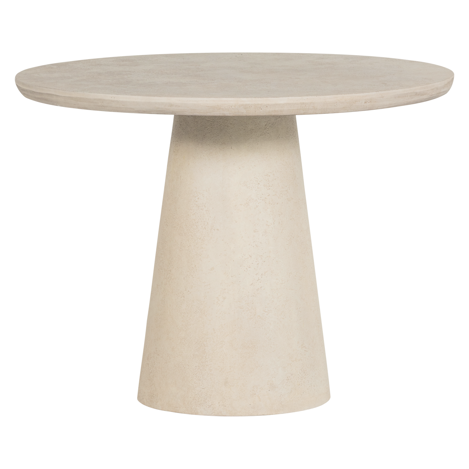 WOOOD tuintafel rond Kevon - Beton - Naturel - 76x100x100