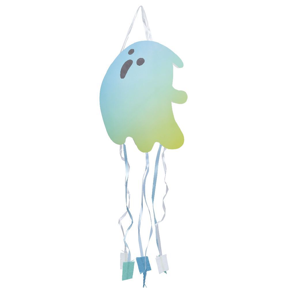 Pi&ntilde;ata pliable Halloween fantôme bleu
