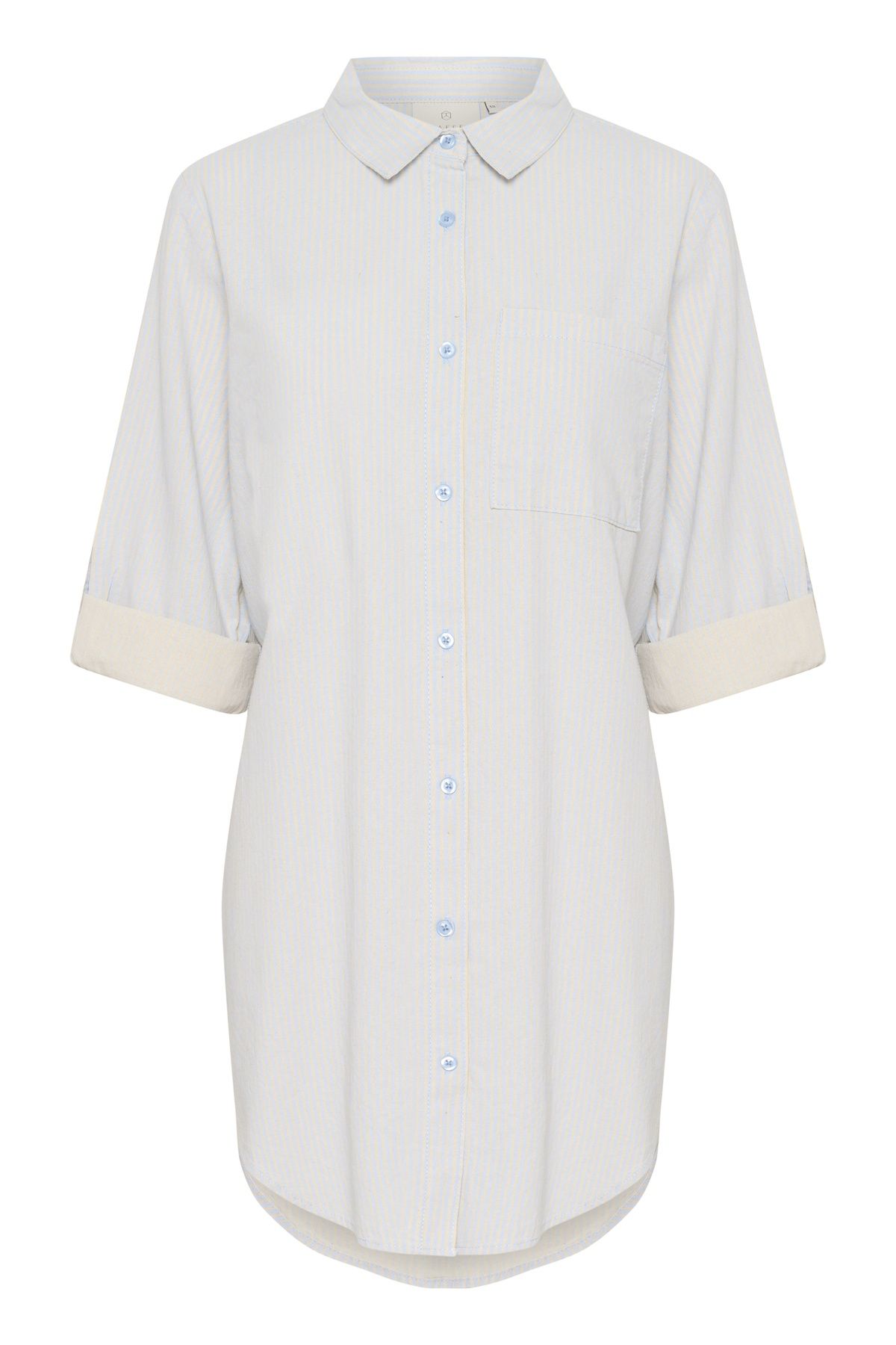 Kaffe KaNaya Striped Casual Fit Tunic Shirt